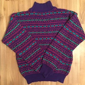 Vintage mock neck sweater